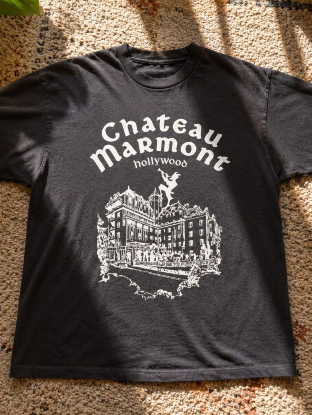 Gildan Black Chateau Marmont Hollywood Graphic Tee